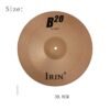 White IRIN B20 Jazz Drum Hitting Cymbal 8/10/12/14/16/18/20 Inches