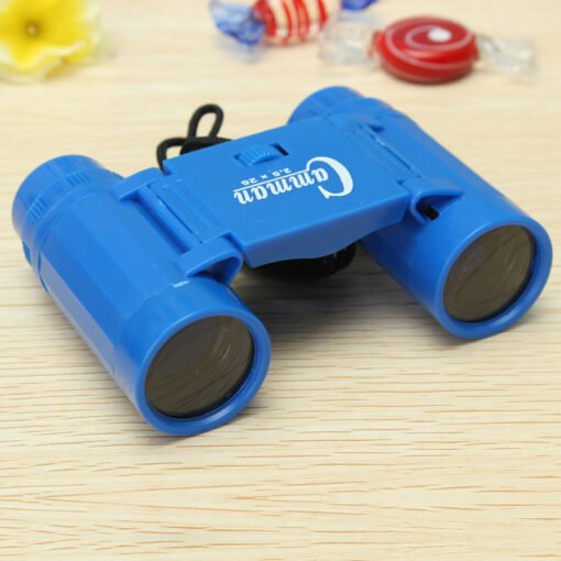 Royal Blue Kid Children's 2.5 x 26 Magnification Toy Binocular Telescope + Neck Tie Strap