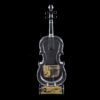 Dark Slate Gray Mechanical Wind-up Violin Shape Music Box Home Decoration Birthday Gifts