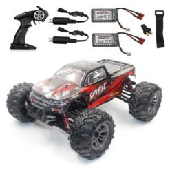 Xinlehong Q901 with Two Battery 1/16 2.4G 4WD 52km/h Brushless Proportional Control RC Car LED Light RTR Toys