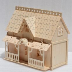DIY Wooden Blocks Assembly Doll House Model Toys for Kids Gift - Toys Ace