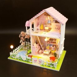 DIY Assembled Cottage Love of Cherry Tree Doll House Kids Toys - Toys Ace