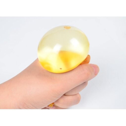 Tan Creative TPR Simulation Eggs Venting Eggs Venting  Liquid Balls Stress Relief Toy