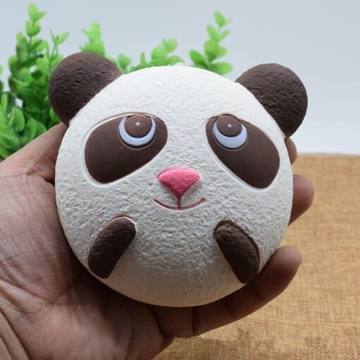 Cute Jumbo Panda Bread Phone strap Soft Panda Squishy Head Charms Cell Phone Key Bag Straps Pendant - Toys Ace