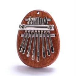 Saddle Brown 8 Keys Thumb Finger Piano Kalimba  Kid Beginner Practical Wood Muscial Instrument