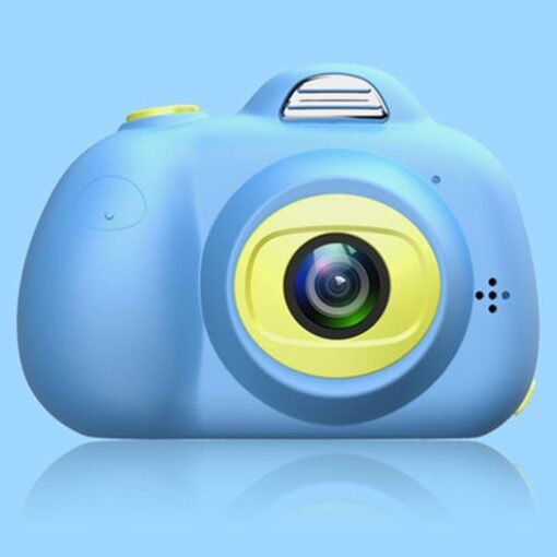 Khaki Children Camera HD Digital 800P TF Card Camcorder USB Rechargeable Early Education Puzzle Novelties Toys