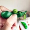 Extrusion Bean Toy Mini Squishy Soft Toys Pendants Anti Stress Ball Squeeze Gadgets Phone Strap - Toys Ace