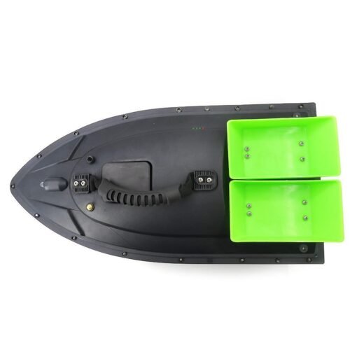 Green Yellow Flytec 2011 5 2 Battery Fishing Bait RC Boat Fish Finder 5.4km/h Double Motor Toys