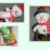 Dim Gray Christmas Party Home Decoration Santa Claus Skiman Ladder Toys For Kids Children Gift