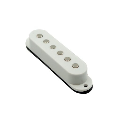 Light Gray NAOMI 3PCS Guitar Pickups 50mm Guitar Single Coil Pickup Ceramic Magnet For Electric Guitar White