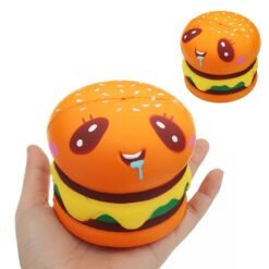 Burger Cat Squishy 8*8.5 CM Slow Rising Collection Gift Soft Fun Animal Toy - Toys Ace