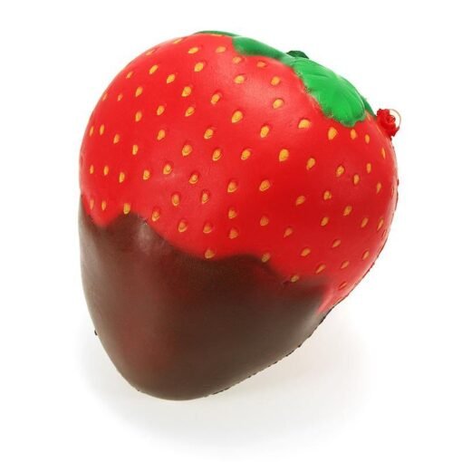 Squishy Rainbow Jam Chocolate Strawberry Jumbo 10cm Soft Slow Rising Fruit Collection Gift Decor Toy - Toys Ace