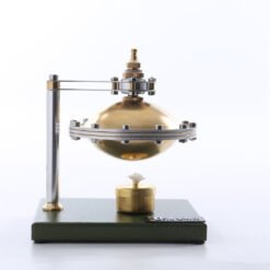 Rosy Brown Assembly UFO Spin Suspension Steam Stirling Engine With Copper Boiler Educational Toys