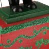 Maroon Large Wooden Guard Nutcracker Soldier Toys Music Box Xmas Christmas Gift Decor