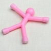 Pink Mini Q-Man Magnet Novelty Curiously Awesome Gift Cute Rubber Man Magnetic Toys