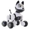 Light Gray Intelligent Electronic Pet Robot Dog Kids Walking Puppy Action Toys Kid Gift