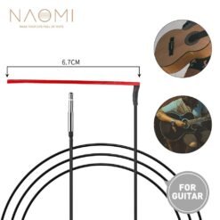 Snow NAOMI 10pcs Folk Guitar Bridge Piezo Pickups Cable Acoustic Guitar Soft EQ Pickup Stick Guitar Parts
