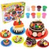 Sweet Children Kitchen Toys Birthday Cake Color Clay Suit Handmade Toys