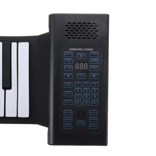 Dark Slate Gray Bora BR-A88 88 Standard Keys Foldable Portable Electronic Keyboard Hand Roll Piano