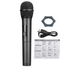 Lavender Gitafish K380J Professional Microphone UHF Wireless Lightweight with Receptor Various Frequency 10 Channel