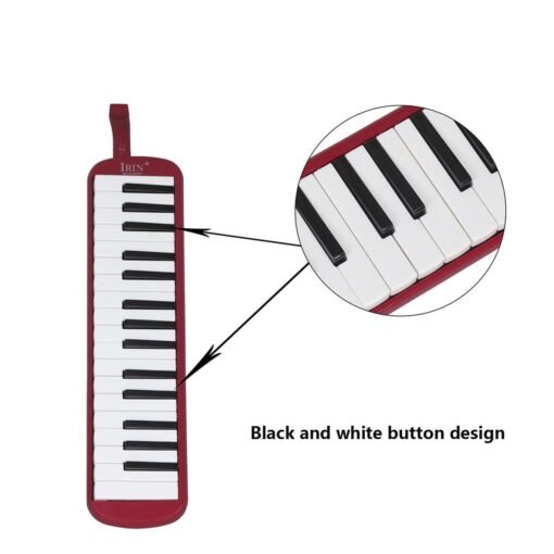 Lavender IRIN 32 keys Multicolor Black And White Keys Melodica With Hard Box