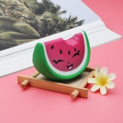 Meistoyland Squishy Mini Pink Smile Watermelon Fruit Squishy Slow Rising Toy Soft Mini Cute Toy - Toys Ace