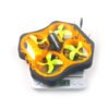 Orange Happymodel Cine8 DIY 85mm 3S Crazybee F4 V3.1 12A ESC 2 Inch Brushless CineWhoop FPV Racing Drone BNF w/ 5.8G 40CH 400mW VTX Caddx ANT 1200TVL Camera