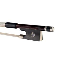 Dark Slate Gray NAOMI 4/4 Full Size Violin Bow Brazilwood Bow Stick Ebony Frog Mongolia Horsetail Bow Hair