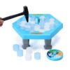 Medium Turquoise Icebreaker Penguin Trap Kids Puzzle Desktop Game Ice Cubes Block Family Fun Toys
