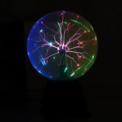 Midnight Blue 8 Inches Mixture Color Light Plasma Ball Electrostatic Voice-controlled Desk Lamp Magic Light