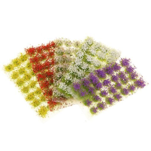 Dark Khaki Flower Cluster Grass Tufts Sand Table Static Wargame Scenery Model DIY Miniature