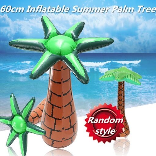 Saddle Brown Inflatable Coconut Tree Beach Swimming Pool Toys Summer Decoration 60cm