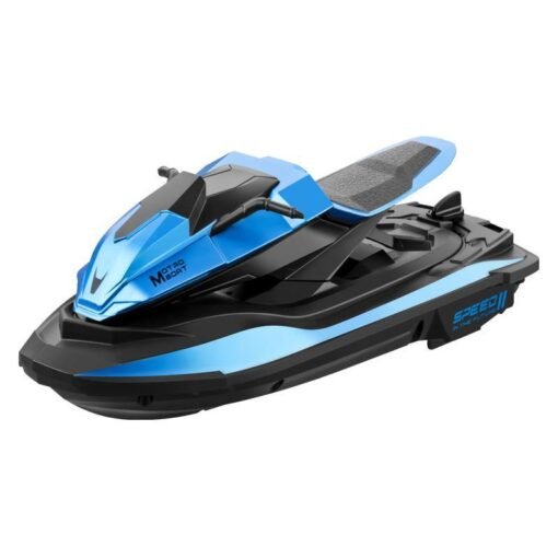Dodger Blue JJRC S9 1/14 2.4G Motorcycle Double Motor Two Speed Vehicle RC Boat Remote Control Boat Models Outdoor Toys for Boy Kid Gift