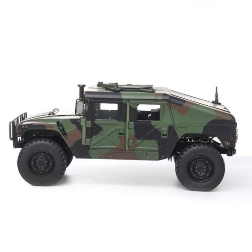 Dark Olive Green HG P408 Upgraded Light Sound Function 1/10 2.4G 4WD 16CH RC Car U.S.4X4 Military Vehicle Truck without Battery Charger