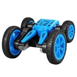 Dodger Blue JJRC Q71 2.4G RC Car Stunt Drift Deformation Rock Crawler Roll Car 360 Degree Flip Kids Robot RC Cars Toys
