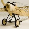 Tan Dancing Wings Hobby Fokker-E 410mm Wingspan Balsa Wood Airplane Static Model Unassembled