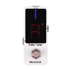 Black MOOER MTU1 Baby Tuner Guitar Effects Pedal High Precision Tuning Micro Pedals