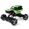 Black Feng Niu Toys 1/18 2.4G RWD Stunt RC Car EP Climbing Vehicles 360° Rotation with LED Light RTR Model