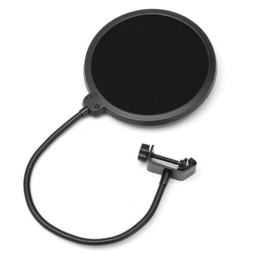 Black BM800 Professional Condenser Microphone Sound Audio Studio Recording Microphone System Kit Brocasting Adjustable Mic Suspension Scissor Arm Filter