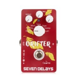 Brown Caline CP-37 SEVEN DELAYS Multi Delay Guitar Effects Pedal with Digital Circuit True Bypass Pedal