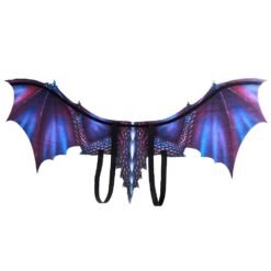 Dark Slate Gray Halloween Carnival Cosplay Non-woven Dragon Wings Clothing Adult Decoration Toys