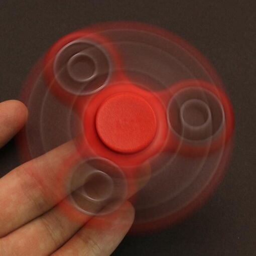 Firebrick Fidget Hand Spinner Fingertips Gyro Stress Reliever Toy Tri Spinner Whiny For Autism And ADHD Kids