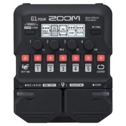 Zoom G1 FOUR/G1X FOUR Guitar Multi-Effects Processor Pedal, With Built-in effects, Amp Modeling, Looper, Rhythm Section, Tuner, Battery Powered - Toys Ace