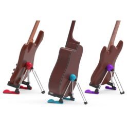 qiaoyuejiang GGS-03 Innovative Robot-shaped Collapsible Guitar Stand for Electronic Guitar Acoustic Guitar and Bass