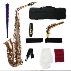 Black MY S0189 Antique Bronze Alto Saxophone Woodwind Instrument