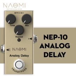 NAOMI Guitar Effect Pedal DC 9V Adapter #NEP-10 Acoustic/ Electric Guitar Effect Pedal Use