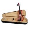 NAOMI Electric Violin 4/4 Violin Electric Violin Hard Case+ Cable +Headphone Red Color Set
