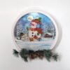 Light Slate Gray Christmas Party Home Decoration Snow Music Wreath Ornament Toys For Kids Children Gift