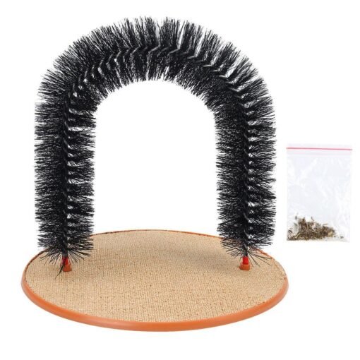 Pet Cat Arch Hair Grooming Scratcher Toy Self-Groomer Toys Massage - Toys Ace