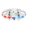 Upgraded 2.4G UFO Induction Drone With Colorful Light Dual Mode Switching Intelligent Flight RC Quadcopter RTF